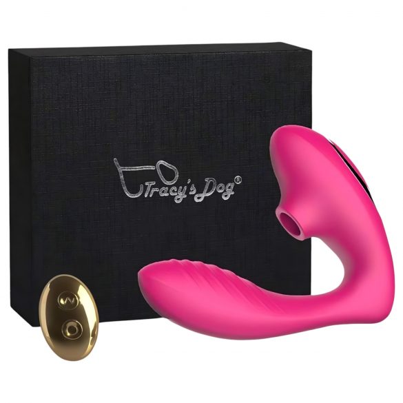 Tracy's Dog 2 - 2u1 vazdušni vibrator (pink)