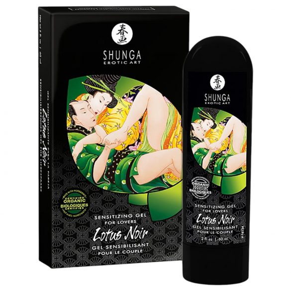 Shunga Lotus Noir - uniseks stimulativni gel (60ml)