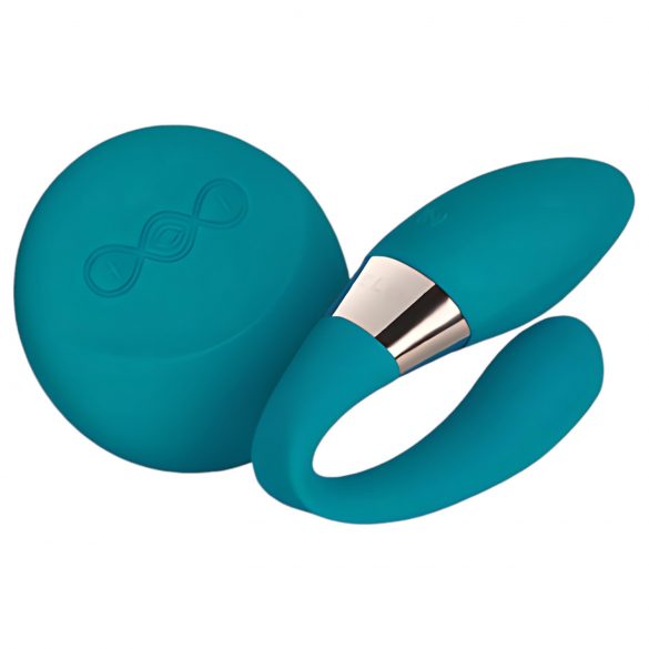 LELO Tiani Duo - silikonski par vibrator (plavi)