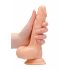 RealRock Dong 7 - prirodan dildo sa testisima (17cm) - natur