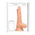 RealRock Dong 10 - realistični dildo sa testisima (25cm) - prirodni