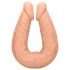 RealRock Double Dong 14 - dvojité dildo (36 cm) - přírodní