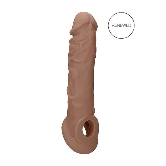 RealRock penis rukav 21cm - tamno prirodni