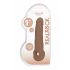 RealRock rukav za penis 21,5cm - tamno prirodno