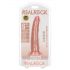 RealRock Slim - realistični dildo - 15,5cm (natur)