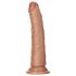 RealRock Slim - realistični dildo 15,5 cm (tamno prirodna)