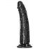 RealRock Slim realistični dildo - 15,5cm (crni)