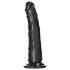 RealRock Slim realistični dildo - 15,5cm (crni)