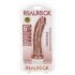 RealRock - realistični dildo - 15,5cm (tamna prirodna)