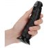 RealRock - realistični dildo sa bazom - 15,5cm (crni)