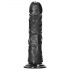 RealRock - realistični dildo sa bazom - 15,5cm (crni)