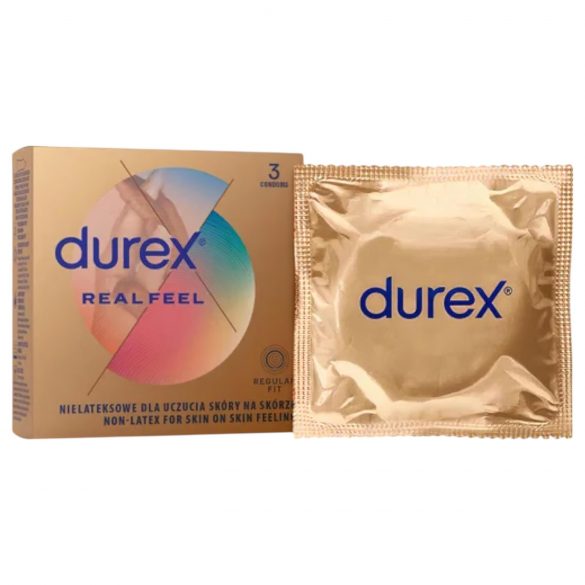 Durex Real Feel - lateks besplatni kondomi (3 kom)