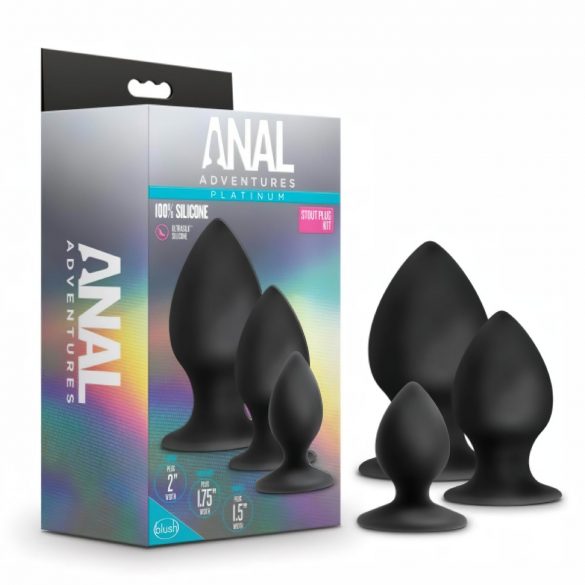 Analne Avanture Platinum Set - 3 kom (crni)