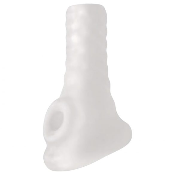 Perfect Fit Breeder otvoreni penis rukav (10 cm) - mlečno bela