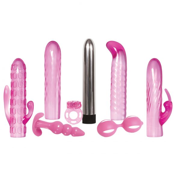 Evolved Intense - 8-delni vibrator set (roze)