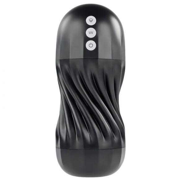 Playboy Solo Stroker - crni vibrator sa usisavanjem