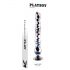 Playboy Jewels - talasasti stakleni dildo (proziran)