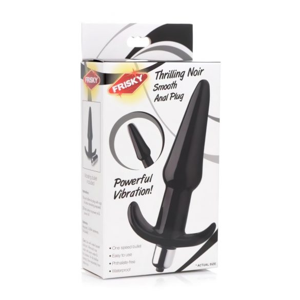 Frisky Smooth - crni analni vibrator