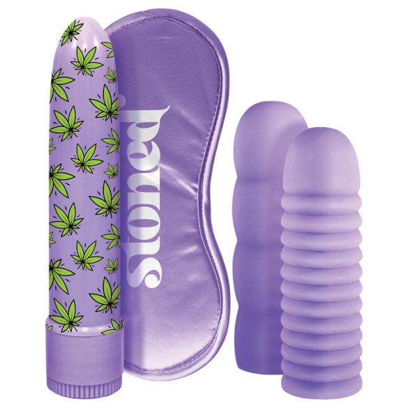 Stoner Bonga Bunga - set od 4 ljubičasta vibratora za savršeno uživanje