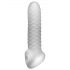 Fat Boy Checker - penis rukav (17cm) - mlečno bela