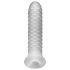 Fat Boy Checker Box - návlek na penis (17 cm) - mléčně bílý