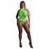 Ouch! - Fluorescentni body sa trakama (neon zelena) - XL-4XL