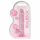 REALROCK - proziran realističan dildo - roze (17cm)