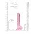 REALROCK - proziran realističan dildo - roze (17cm)