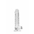 REALROCK - prozirni realistični dildo - kristalno jasan (17cm)