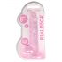 REALROCK - realistični dildo, providni pink (19cm)