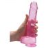 REALROCK - proziran realističan dildo - roze (22cm)