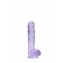 REALROCK - realističan ljubičasti dildo (15cm)