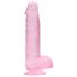 REALROCK - Providni realistični dildo - pink (15cm)