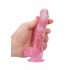 REALROCK - Providni realistični dildo - pink (15cm)