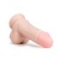 Easytoys - realni dildo sa testisima (17,5cm) - prirodni