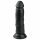 Easytoys - realistični dildo sa vakumom (15,5 cm) - crni