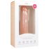 Easytoys - realistični dildo sa vakumom (20,5cm) - prirodni