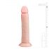 Easytoys - realistični dildo sa vakumom (20,5cm) - prirodni