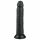 Easytoys - crni dildo sa vakumom (20,5cm)