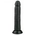 Easytoys - crni dildo sa vakumom (20,5cm)