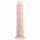 Easytoys - ekstra veliki dildo sa vakumom (28,5cm) - prirodan