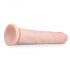 Easytoys - ekstra veliki dildo sa vakumom (28,5cm) - prirodan