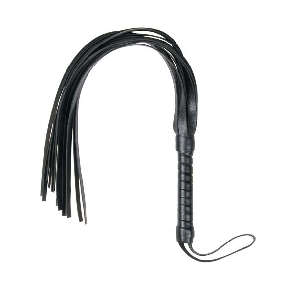 Easytoys Flogger - crni mekani bič od eko kože