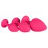 Easytoys Dijamant - set analnih čepova (pink)