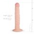 Real Fantasy Scott - realistické dildo s přísavkou (25cm) - tělová barva