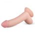 Real Fantasy Cliff – veran dildo sa testisima 22cm (prirodno)