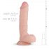 Real Fantasy Glynn - prirodni realistični dildo - 25cm