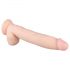 Real Fantasy Dwane - punjivi realistični vibrator - 31cm (natur)