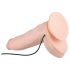 Real Fantasy Dwane - punjivi realistični vibrator - 31cm (natur)