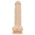 Real Fantasy Percy - připínací, realistické dildo (17,6 cm) - přírodní